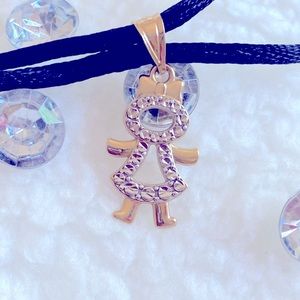 14K Yellow & White Gold Quarter Pint LOVE Bow GIRL⭐️👌🏻